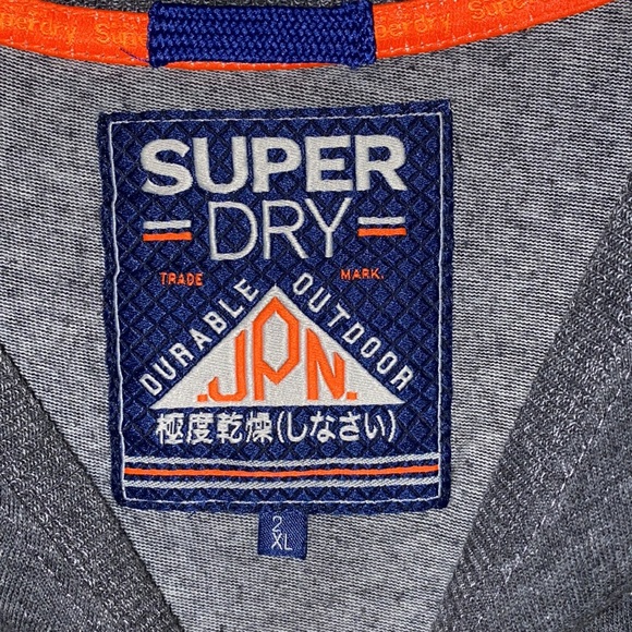 Men’s Superdry Short Sleeve Stacked Logo Shirt - Picture 3 of 4